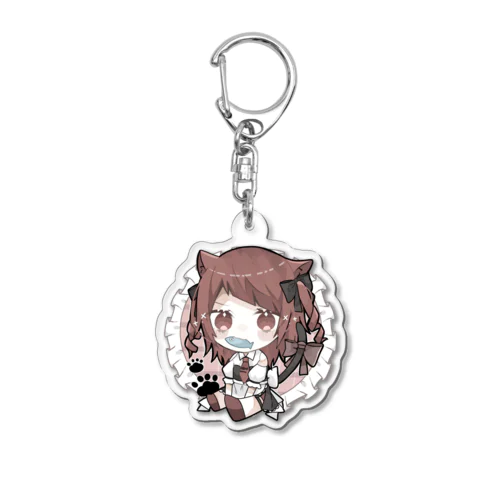 猫耳メイドちゃん Acrylic Key Chain