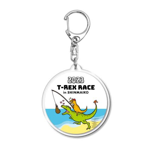 浜駆けるティラノアクキー Acrylic Key Chain