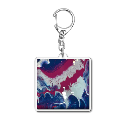 紫陽花 Acrylic Key Chain