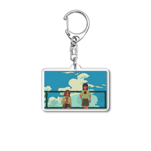 屋上のアクリルキーホルダー Acrylic Key Chain