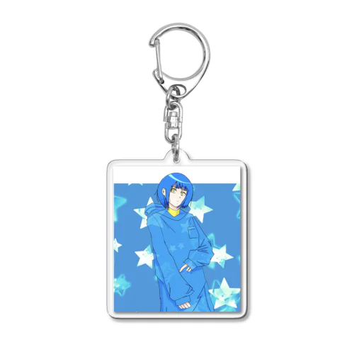 ブルーガール Acrylic Key Chain