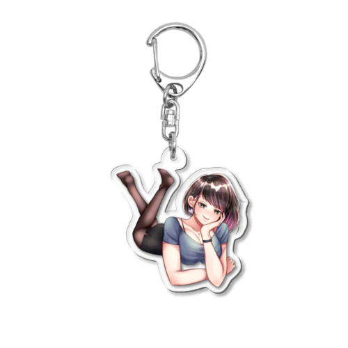 大人雰囲気のお姉さん一ノ瀬彩(中の人)(c)せったー Acrylic Key Chain