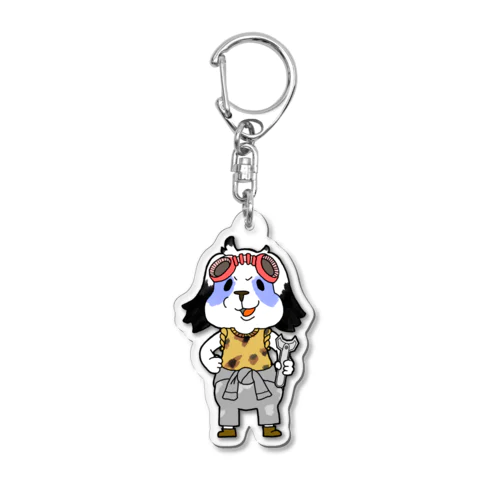 エンジニア犬 Acrylic Key Chain