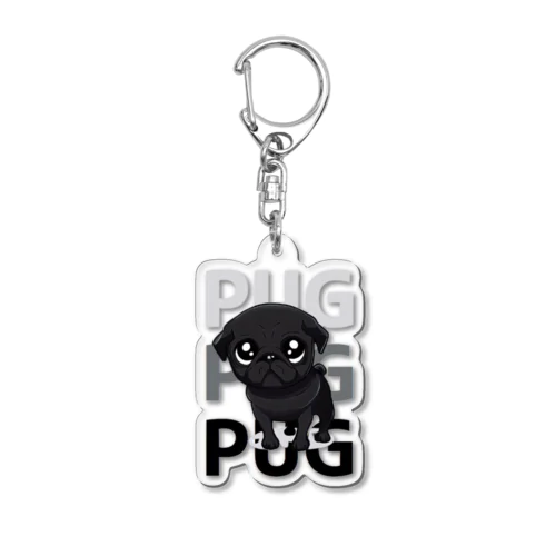 グラフィックPUG！ Acrylic Key Chain