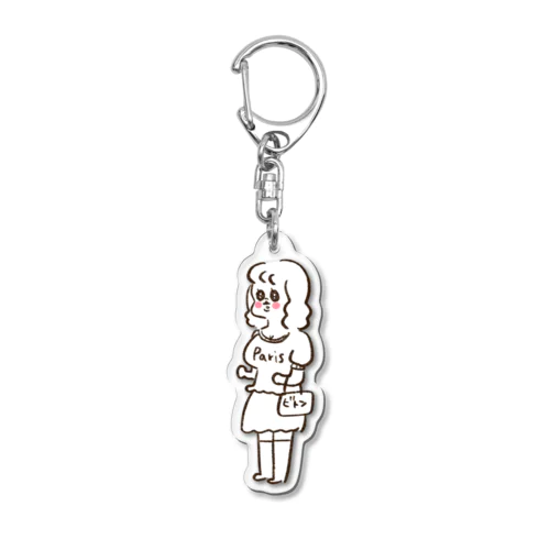 パリス（Yちゃん） Acrylic Key Chain