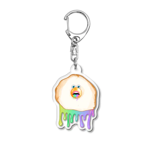 Flew Egg Acrylic Key Chain