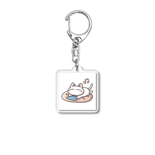 夢見る子猫 Acrylic Key Chain