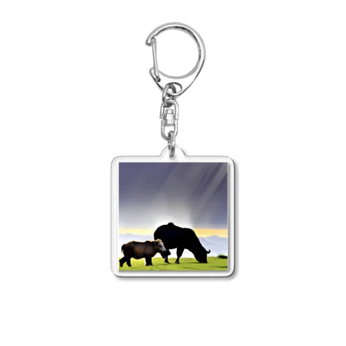 animals of the world Acrylic Key Chain