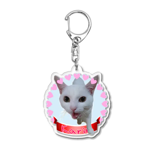 karinちゃん＊じっしゃのすがた Acrylic Key Chain