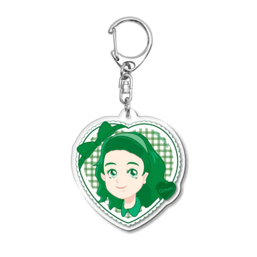 グリーンちゃん Acrylic Key Chain