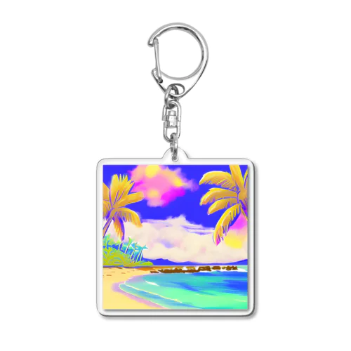 南国グラフィック Acrylic Key Chain