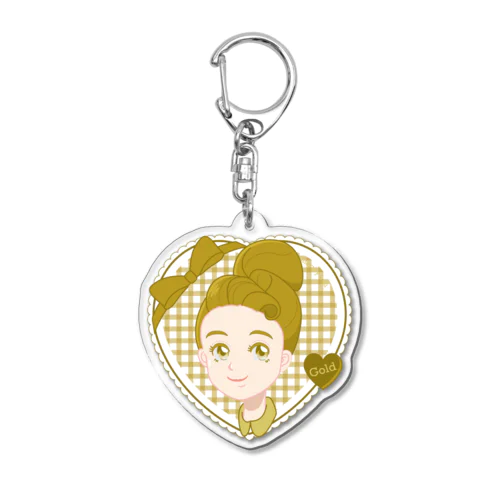 ゴールドちゃん Acrylic Key Chain