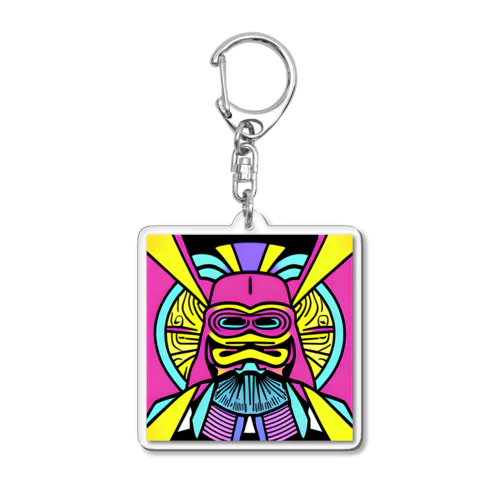 Samurai-1 Acrylic Key Chain