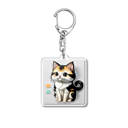 猫 Acrylic Key Chain