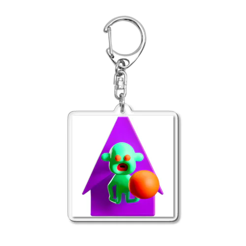 宇宙犬 Acrylic Key Chain