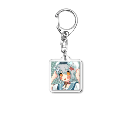 しろねちゃん Acrylic Key Chain