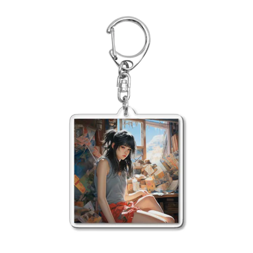 Sustainable Empowerment Acrylic Key Chain