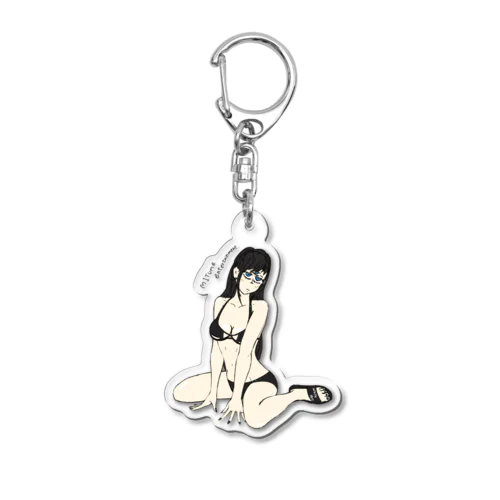 MITUMERU Girl 水着コレクション NO.1 Acrylic Key Chain