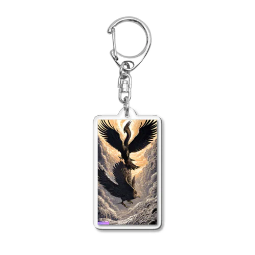 鳳凰 Acrylic Key Chain