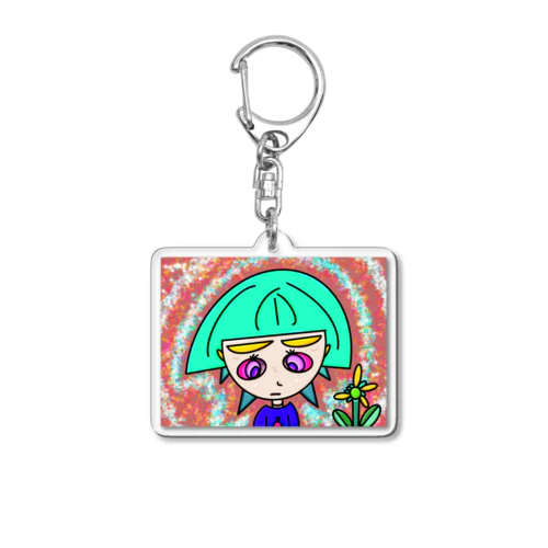 ネガティブ少女 Acrylic Key Chain