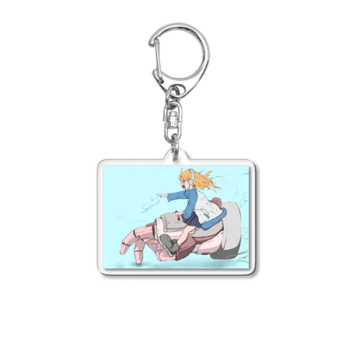 オテテに乗って Acrylic Key Chain