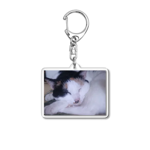 おやすみ猫 Acrylic Key Chain