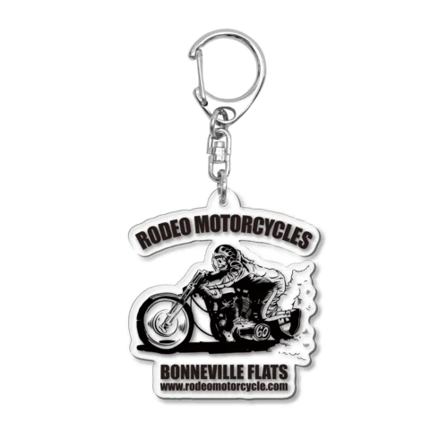 ロデオ モーターサイクルのオフィシャルグッズ (Bonneville Flats) アクリルキーホルダー