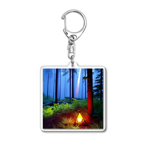 森の中 Acrylic Key Chain