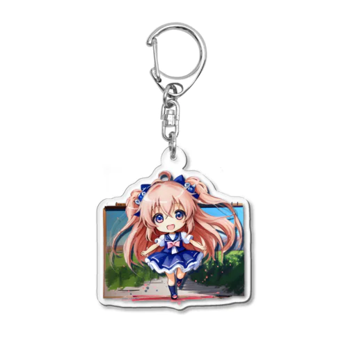 爆走ガール Acrylic Key Chain