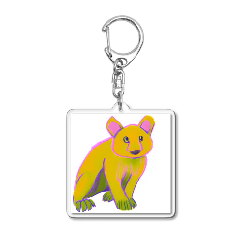 クマ？うさぎ？ライオン？ Acrylic Key Chain