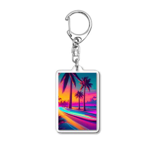 ネオンビーチロマンス Acrylic Key Chain