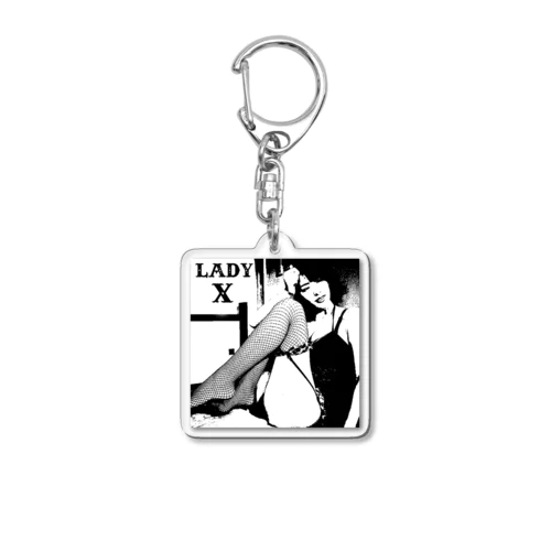 LADY X Acrylic Key Chain