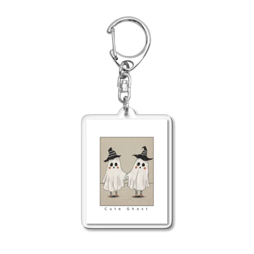 Cute Ghost Acrylic Key Chain