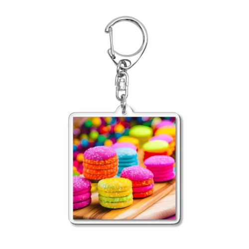 カラフルクッキー Acrylic Key Chain