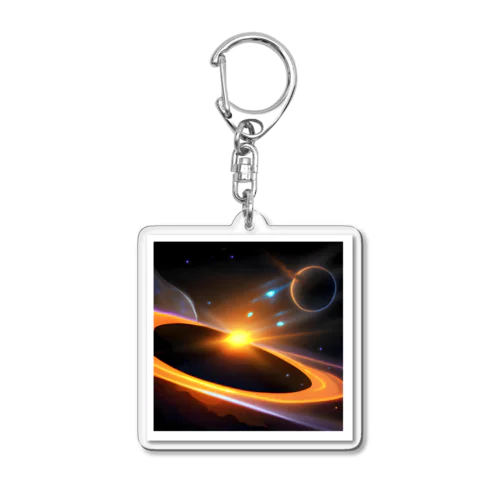 幻想的な宇宙 Acrylic Key Chain