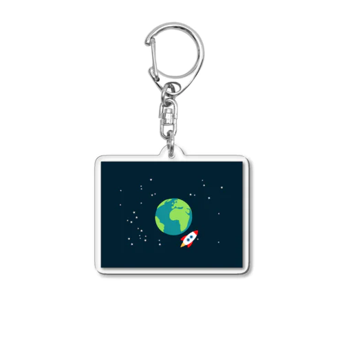 宇宙旅行 Acrylic Key Chain