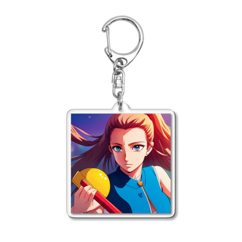 戦う乙女 Acrylic Key Chain