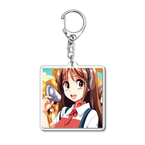 ヘッドホン美少女 Acrylic Key Chain