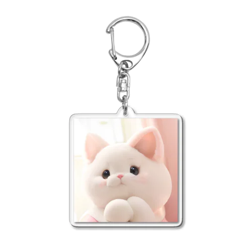 おねがいネコちゃん Acrylic Key Chain