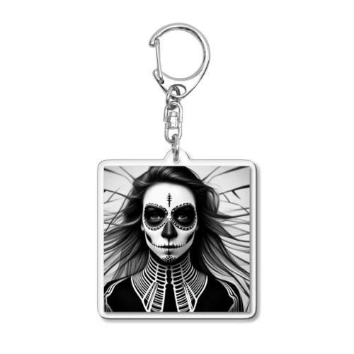 ハロウィン女性メイク Acrylic Key Chain