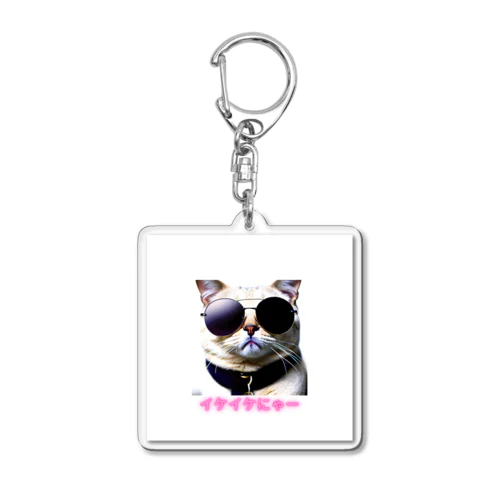 イケ猫 Acrylic Key Chain