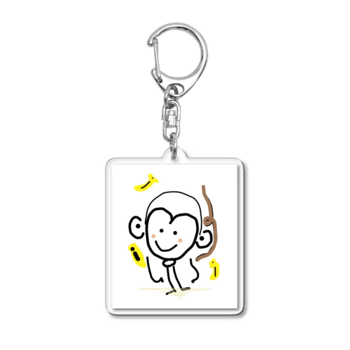 サル Acrylic Key Chain