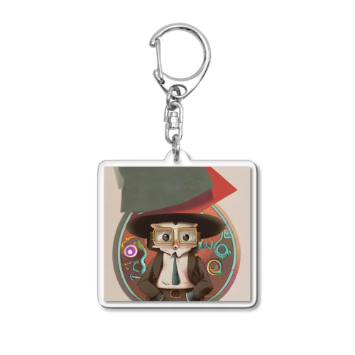 知的なチュー太郎 Acrylic Key Chain