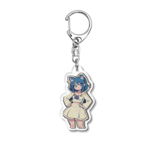 猫耳あおちゃん Acrylic Key Chain