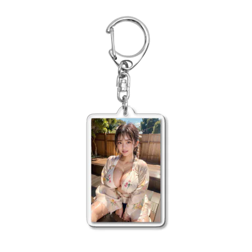 ゆき　AI美女 Acrylic Key Chain