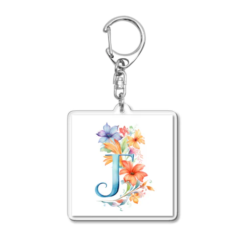 J【アルファベットシリーズ】 Acrylic Key Chain