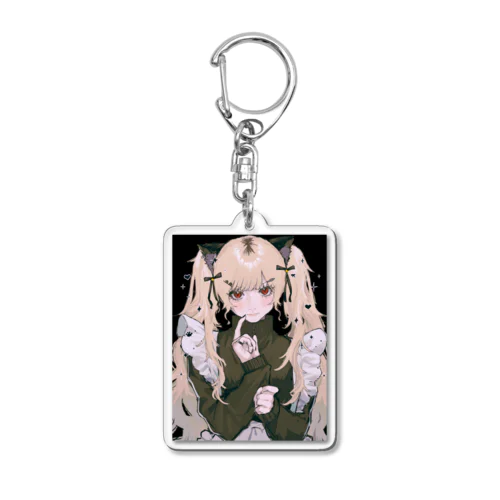 猫耳メイド服 Acrylic Key Chain