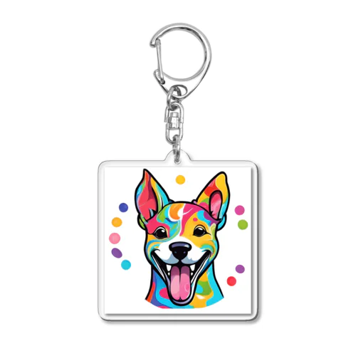 癒しの犬グッズ Acrylic Key Chain