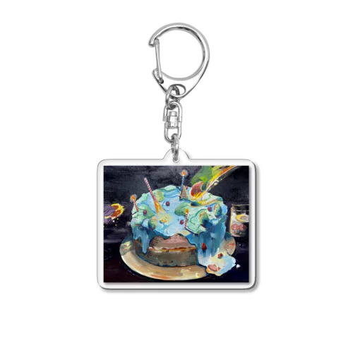 ケーキ Acrylic Key Chain