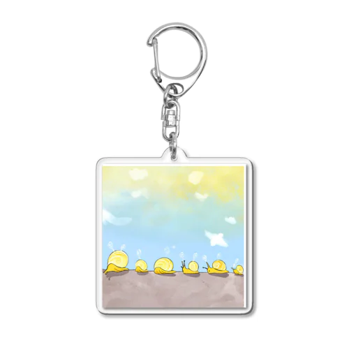 歩こう！カタツムリ Acrylic Key Chain